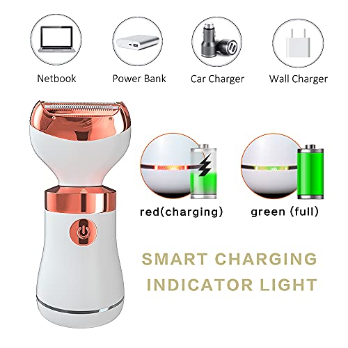 Electric Shaver for Women, Hair Removal Kit for Women Facial, Bikini Area, Un...