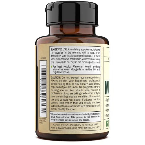 Men's Daily Multimineral Multivitamin Supplement - Vitamins A, C, E, D, B1, B...