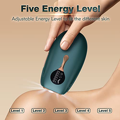 IPL Hair Removal, Vimproce Painless Permanent Hair Remove Device with Ice Coo...