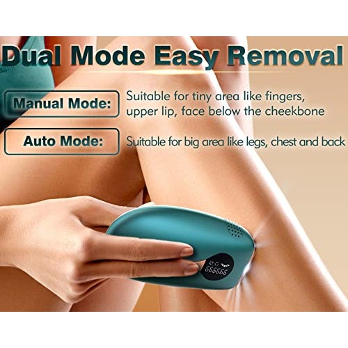 IPL Hair Removal, Vimproce Painless Permanent Hair Remove Device with Ice Coo...
