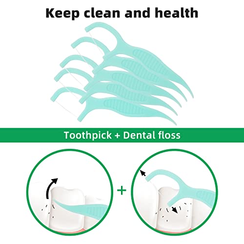 Professional Clean Flossers Extra Strong Flosser Pick, Fresh Mint, 100 Count ...