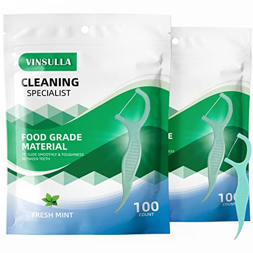 Professional Clean Flossers Extra Strong Flosser Pick, Fresh Mint, 100 Count ...