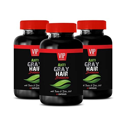 Grey Hair 180 Supplement - Anti Gray Hair for Men and Women - GET Your Style ...