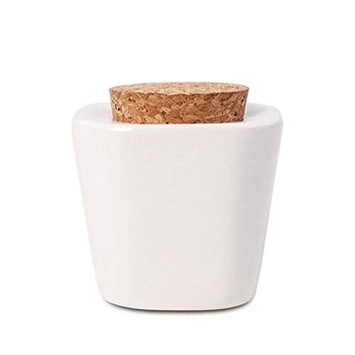 1 Pcs Porcelain Dappen Dish with Soft Wooden Cap Nail Art Acrylic Liquid Powd...