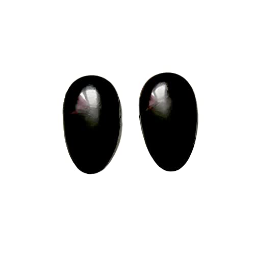 10 Pairs Black Hair Dye Earmuffs Plastic Ear Cover Waterproof Ear Caps Protec...