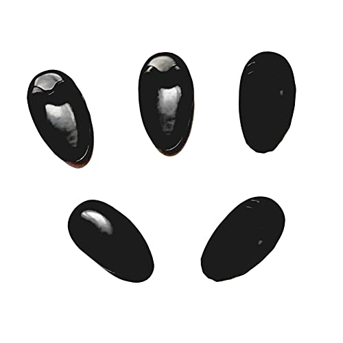 10 Pairs Black Hair Dye Earmuffs Plastic Ear Cover Waterproof Ear Caps Protec...