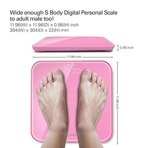 VisionTechShop S Body High Precision Ultra Wide Digital Body Weight Bathroom ...
