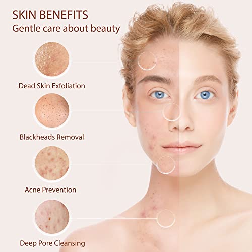 Facial Cleansing Brush for Women | Oily Mixed Normal and Dry Skin Exfoliating...