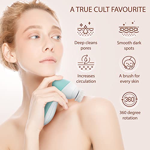 Facial Cleansing Brush for Women | Oily Mixed Normal and Dry Skin Exfoliating...