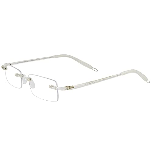 Visualites 8 Crystal 1.75 Power Lightweight Rimless Readers For Men and Women