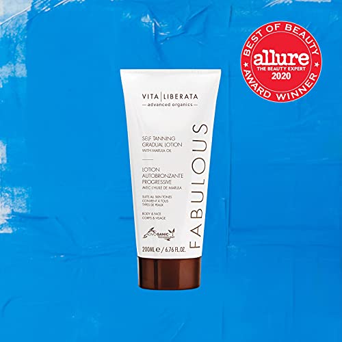VITA LIBERATA Advanced Organics Fabulous Self-Tanning Gradual Lotion With Mar...
