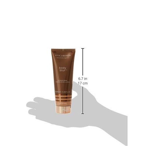 Vita Liberata Body Blur HD Skin Finish, Latte Dark, 3.38 Fl Oz