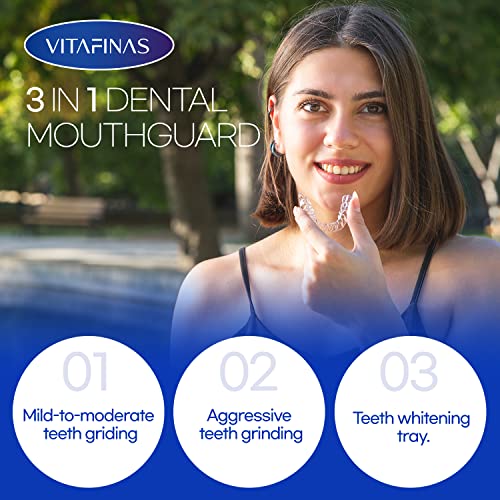 Mouth Guard for Grinding Teeth, Moldable Dental Guard, Professional Mouth Gri...