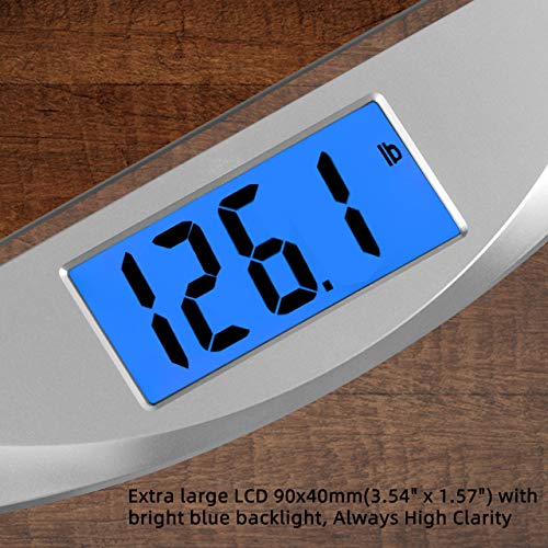 Vitafit Digital Body Weight Bathroom Scale Weighing Scale with Step-On Techno...