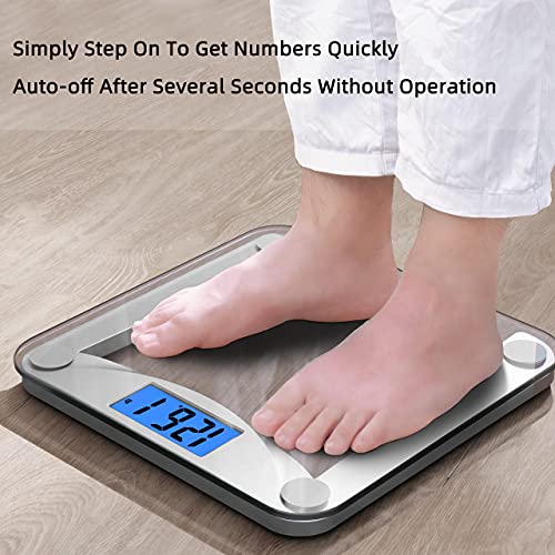 Vitafit Digital Body Weight Bathroom Scale Weighing Scale with Step-On Techno...