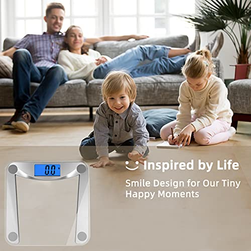 Vitafit Digital Body Weight Bathroom Scale Weighing Scale with Step-On Techno...