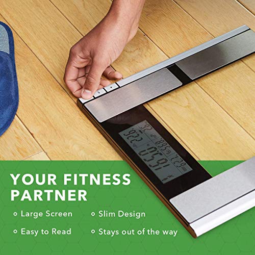 Vitagoods Form Fit Digital Scale and Body Analyzer-Tracks Fat, Weight, Muscle...