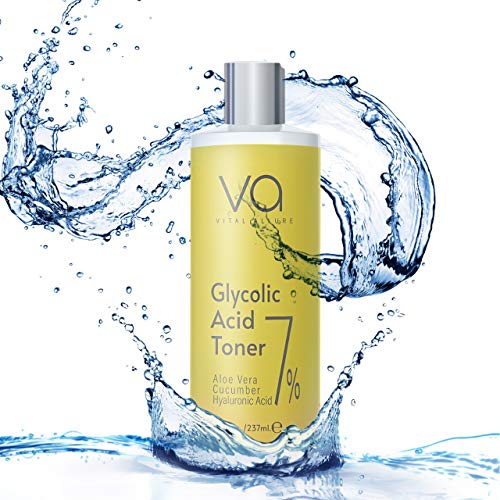Vital Allure Glycolic Acid Toner for Face - Anti Aging, Pore Minimizer, Exfol...