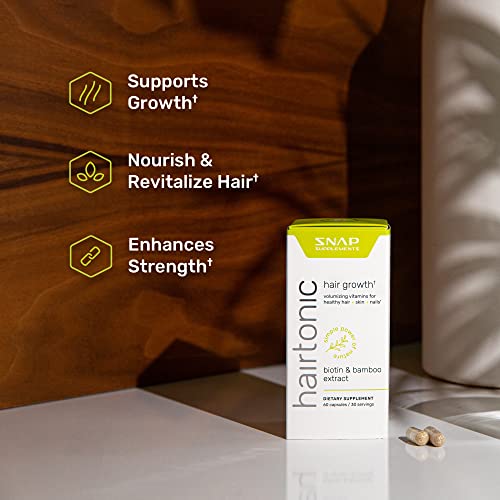 Women Hair Vitamins for Thicker Hair Growth, Hair Strengthener, Hair Nails An...