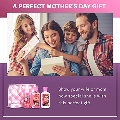 Vital Luxury Bath & Body Care Travel Set - Home Spa Set with Body Lotion, Sho...