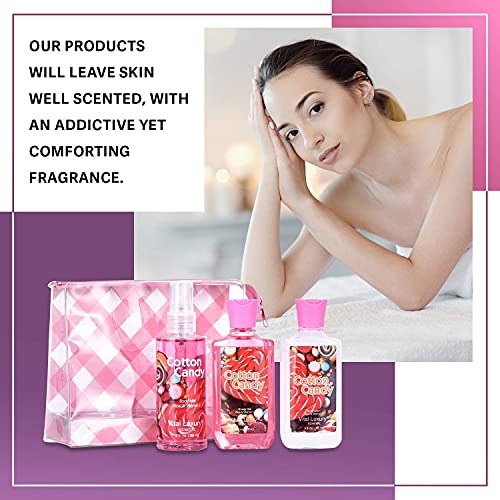 Vital Luxury Bath & Body Care Travel Set - Home Spa Set with Body Lotion, Sho...