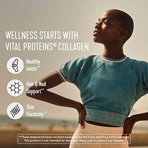 Vital Proteins Collagen Peptides Powder with Hyaluronic Acid and Vitamin C - ...
