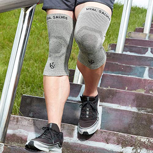 Vital Salveo Knee Compression Protector Recovery Knee Sleeves Brace S-Support...