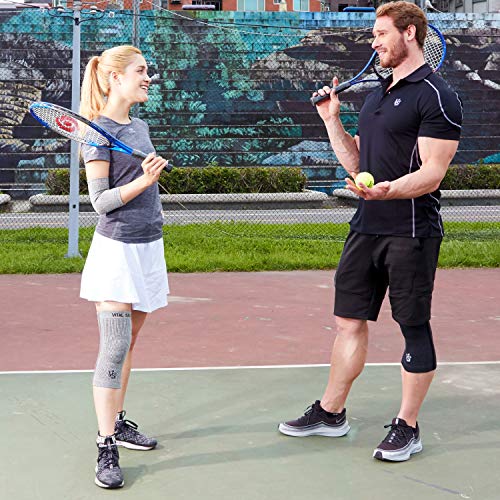 Vital Salveo Knee Compression Protector Recovery Knee Sleeves Brace S-Support...