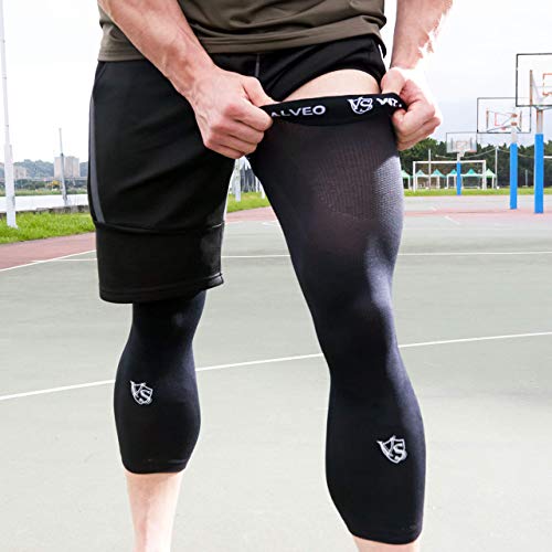 Vital Salveo-Sports Outdoor Compression Long Knee Sleeve Leg Support knee bra...