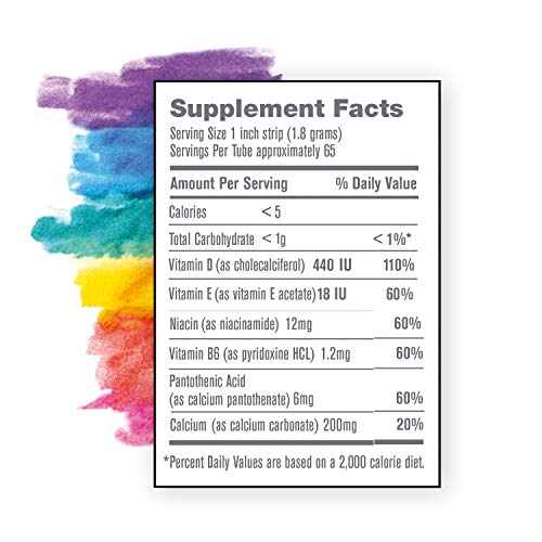 Vitaminpaste Kids Toothpaste with Daily Multivitamins B3, B5, B6, D, E, Xylit...