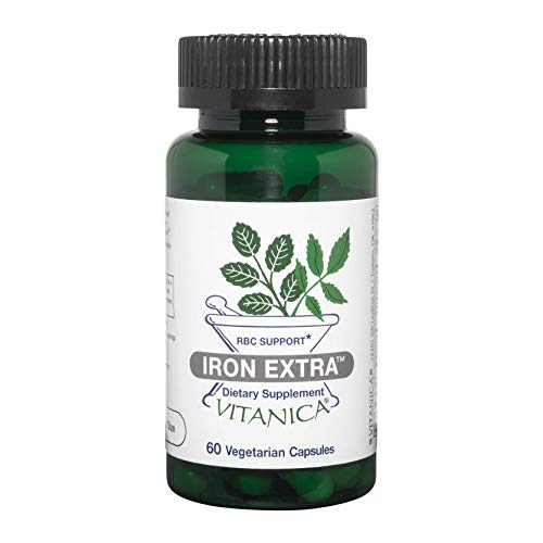Vitanica Iron Extra, Iron Supplement Enhanced Absorption with Vitamin C 500mg...