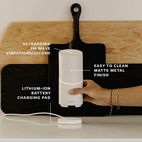 Vitruvi Move Cordless Diffuser, Ultrasonic Essential Oil Wireless Diffuser fo...