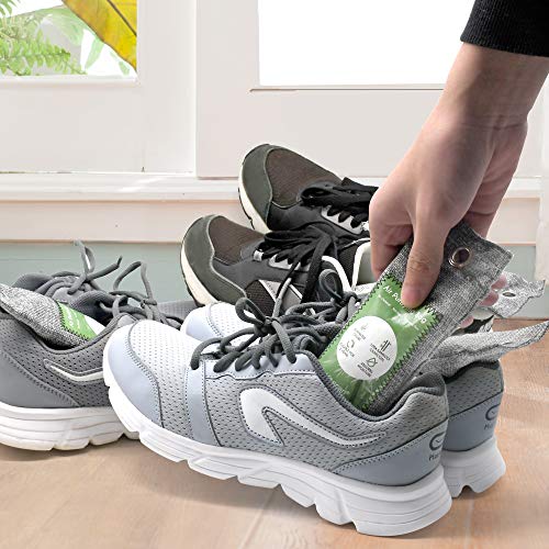 16 Pack Bamboo Charcoal Air Purifying Bag, Activated Charcoal Bags Odor Absor...