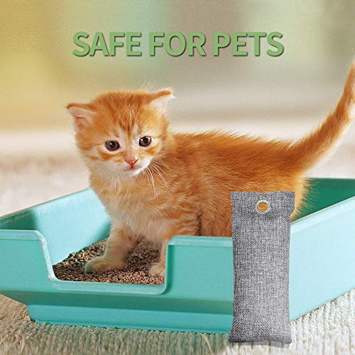 16 Pack Bamboo Charcoal Air Purifying Bag, Activated Charcoal Bags Odor Absor...