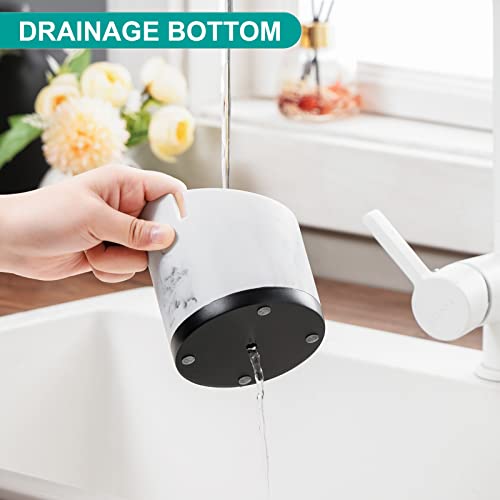 VITVITI Toothbrush Holders for Bathrooms, 3 Slots Tooth Brush/Toothpaste Hold...