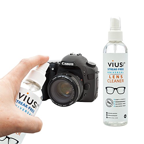 Lens Cleaner Kit – vius Premium Lens Cleaner Spray for Eyeglasses, Cameras, a...