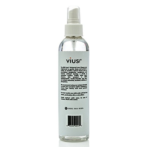Lens Cleaner – vius Premium Lens Cleaner Spray for Eyeglasses, Cameras, and O...