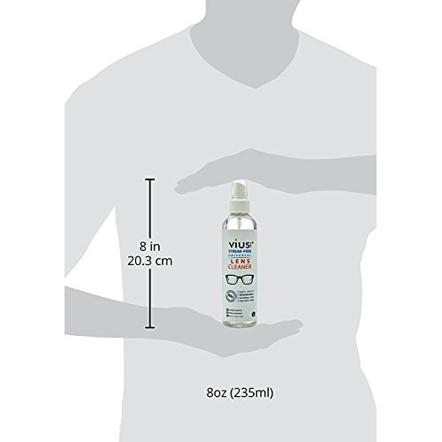 Lens Cleaner – vius Premium Lens Cleaner Spray for Eyeglasses, Cameras, and O...