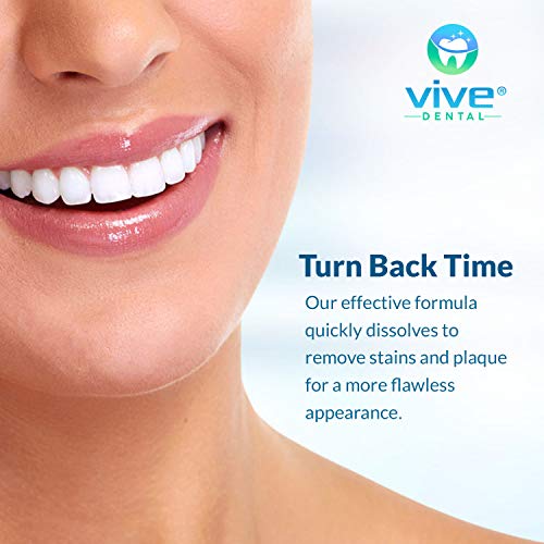 Vive Dental Retainer & Denture Cleaner Tablets (90 Ct) - For Mouthguard, Nigh...