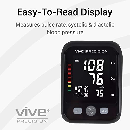 Vive Precision Blood Pressure Cuff and Machine - Automatic Mini BPM - Small, ...
