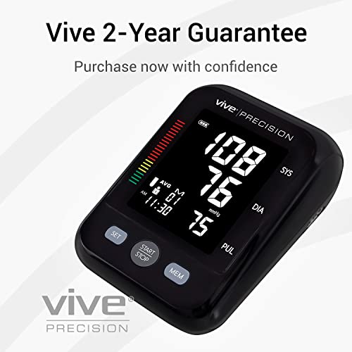 Vive Precision Blood Pressure Cuff and Machine - Automatic Mini BPM - Small, ...