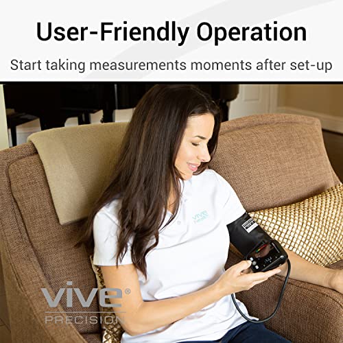 Vive Precision Blood Pressure Cuff and Machine - Automatic Mini BPM - Small, ...