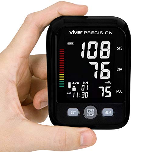 Vive Precision Blood Pressure Cuff and Machine - Automatic Mini BPM - Small, ...
