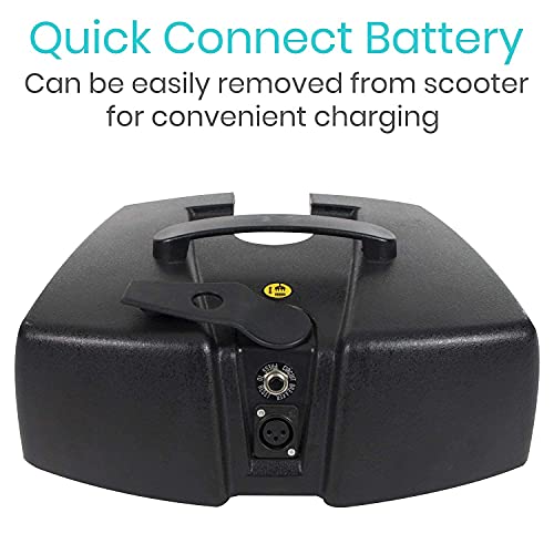 Vive 4 Wheel Mobility Scooter - Electric Powered Wheelchair Device - Compact ...