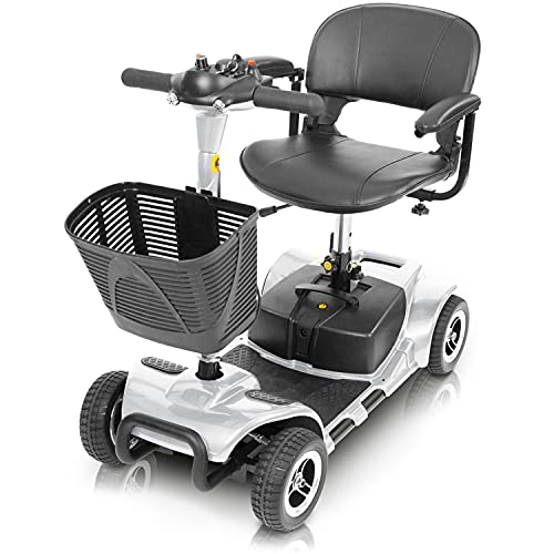 Vive 4 Wheel Mobility Scooter - Electric Powered Wheelchair Device - Compact ...