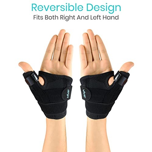 Vive Arthritis Thumb Splint - Spica Support Brace for Right and Left Hand - C...