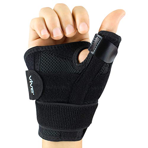 Vive Arthritis Thumb Splint - Spica Support Brace for Right and Left Hand - C...