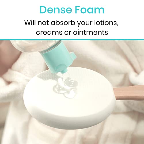 Vive Back Lotion Applicator - Long Reach Handle With Pad for Easy Self Applic...