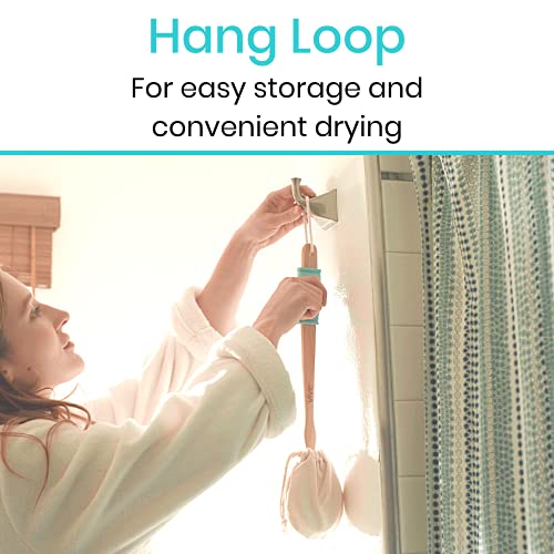 Vive Back Lotion Applicator - Long Reach Handle With Pad for Easy Self Applic...