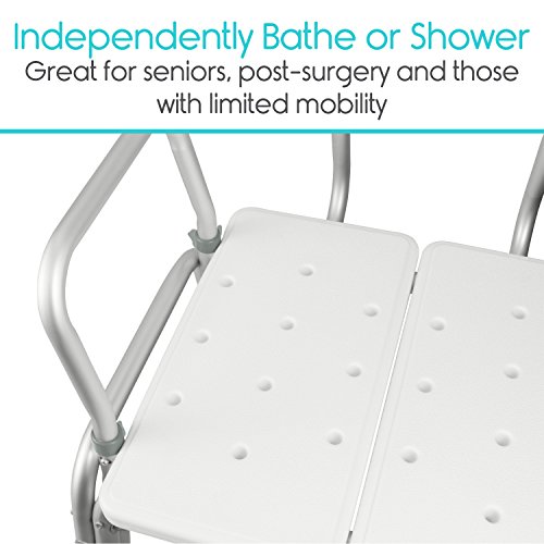 Vive Bariatric Tub Transfer Bench - Heavy Duty Bath Shower Assist - Handicap ...